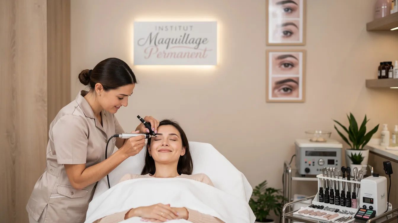Institut de maquillage permanent à Lyon — espace de travail professionnel